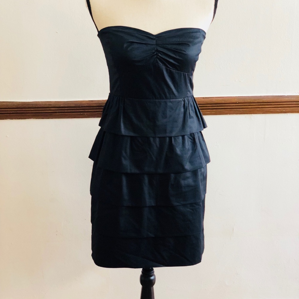 Women J. Crew black dress